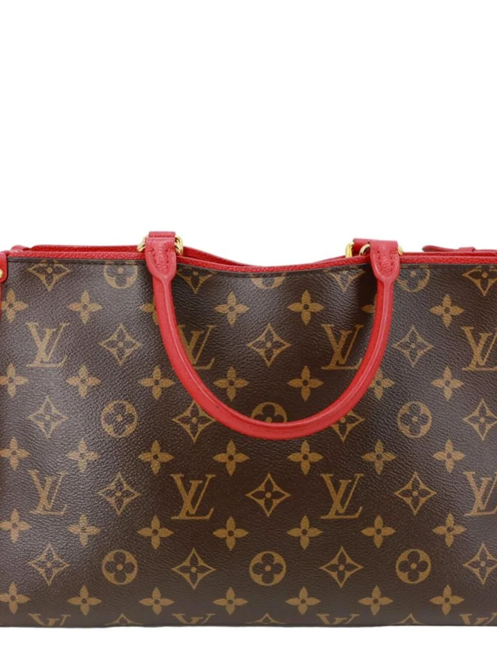 Louis Vuitton Popincourt Monogram Canvas Tote Bag Red